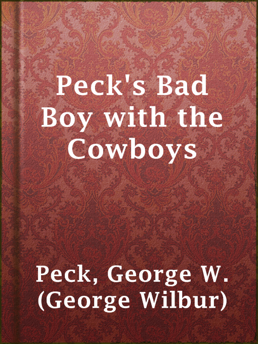 Cover image for Peck's Bad Boy with the Cowboys